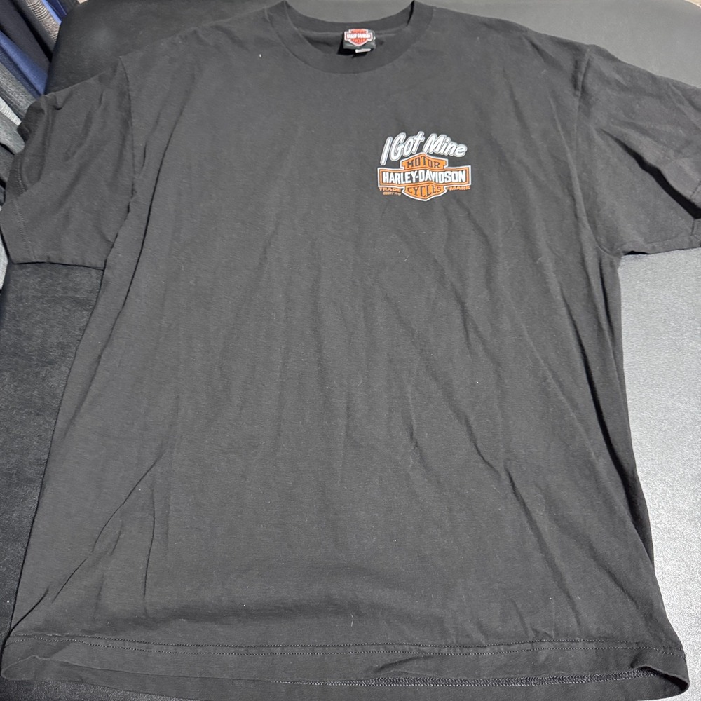 Harley-Davidson T-Shirt Mens 2XL Black Graphic Boswell's Nashville TN Tee